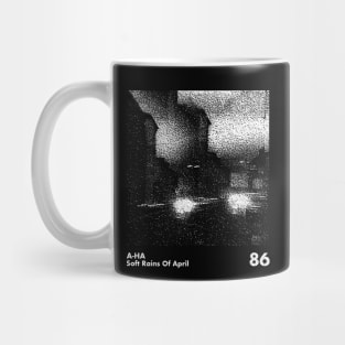 A-Ha / Soft Rains Of April / Minimal Graphic Design Tribute Mug